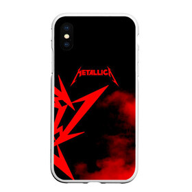 Чехол для iPhone XS Max матовый с принтом Metallica в Белгороде, Силикон | Область печати: задняя сторона чехла, без боковых панелей | metalica | metallica | группа | джеймс хэтфилд | кирк хэмметт | ларс ульрих | метал | металика | металлика | миталика | музыка | роберт трухильо | рок | трэш | трэшметал | хард | хеви