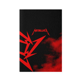 Обложка для паспорта матовая кожа с принтом Metallica в Белгороде, натуральная матовая кожа | размер 19,3 х 13,7 см; прозрачные пластиковые крепления | metalica | metallica | группа | джеймс хэтфилд | кирк хэмметт | ларс ульрих | метал | металика | металлика | миталика | музыка | роберт трухильо | рок | трэш | трэшметал | хард | хеви