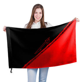 Флаг 3D с принтом Metallica в Белгороде, 100% полиэстер | плотность ткани — 95 г/м2, размер — 67 х 109 см. Принт наносится с одной стороны | 