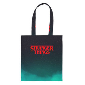 Шоппер 3D с принтом STRANGER THINGS в Белгороде, 100% полиэстер | Плотность: 200 г/м2; Размер: 34×35 см; Высота лямок: 30 см | stranger things | очень странные дела