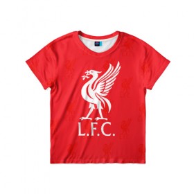 Детская футболка 3D с принтом Liverpool (4) в Белгороде, 100% гипоаллергенный полиэфир | прямой крой, круглый вырез горловины, длина до линии бедер, чуть спущенное плечо, ткань немного тянется | champions | england | league | liverpool | англия | ливерпуль | лига | чемпионов