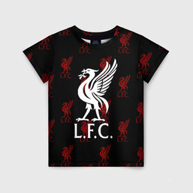 Детская футболка 3D с принтом Liverpool (5) в Белгороде, 100% гипоаллергенный полиэфир | прямой крой, круглый вырез горловины, длина до линии бедер, чуть спущенное плечо, ткань немного тянется | champions | england | league | liverpool | англия | ливерпуль | лига | чемпионов