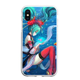 Чехол для iPhone XS Max матовый с принтом Hatsune Miku в Белгороде, Силикон | Область печати: задняя сторона чехла, без боковых панелей | anime | character | geisha | hatsune miku | japan | kimono | manga | style | аниме | вокалоид | девушки | манга | мульт | оружие | сёдзё | сериал | хатсуне мику