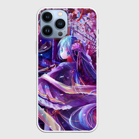 Чехол для iPhone 13 Pro Max с принтом Волшебная Хацуне Мику в Белгороде,  |  | anime | character | geisha | hatsune miku | japan | kimono | manga | style | аниме | вокалоид | девушки | манга | мульт | оружие | сёдзё | сериал | хатсуне мику