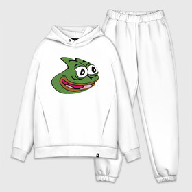 Мужской костюм хлопок OVERSIZE с принтом Pepega в Белгороде,  |  | feels bad man | feels good man | pepe | pepe the frog | sad pepe | грустная лягушка | пепе | пепега