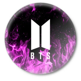 Значок с принтом BTS в Белгороде,  металл | круглая форма, металлическая застежка в виде булавки | bangtan boys | bts | бтс
