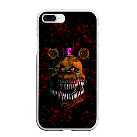 Чехол для iPhone 7Plus/8 Plus матовый с принтом FNAF Nightmare в Белгороде, Силикон | Область печати: задняя сторона чехла, без боковых панелей | blood | five nights at freddy’s | fnaf | game | horror | игра | кровь | пять ночей у фредди | ужас | фнаф | фреди