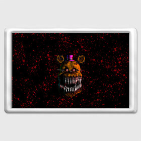 Магнит 45*70 с принтом FNAF Nightmare в Белгороде, Пластик | Размер: 78*52 мм; Размер печати: 70*45 | blood | five nights at freddy’s | fnaf | game | horror | игра | кровь | пять ночей у фредди | ужас | фнаф | фреди