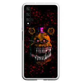 Чехол для Honor 20 с принтом FNAF Nightmare в Белгороде, Силикон | Область печати: задняя сторона чехла, без боковых панелей | blood | five nights at freddy’s | fnaf | game | horror | игра | кровь | пять ночей у фредди | ужас | фнаф | фреди