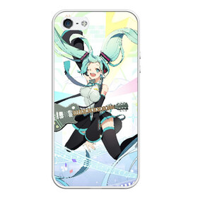 Чехол для iPhone 5/5S матовый с принтом Hatsune Miku в Белгороде, Силикон | Область печати: задняя сторона чехла, без боковых панелей | Тематика изображения на принте: anime | character | geisha | hatsune miku | japan | kimono | manga | style | аниме | вокалоид | девушки | манга | мульт | оружие | сёдзё | сериал | хатсуне мику