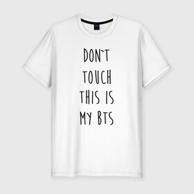 Мужская футболка премиум с принтом BTS в Белгороде, 92% хлопок, 8% лайкра | приталенный силуэт, круглый вырез ворота, длина до линии бедра, короткий рукав | bangtan boys | bts | бтс