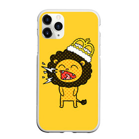 Чехол для iPhone 11 Pro Max матовый с принтом Лев в Белгороде, Силикон |  | animal | beast | childish | crown | drawing | funny | king | lion | mane | screaming | yellow | грива | детский | желтый | животное | зверь | корона | кричит | лев | рисунок | смешной | царь