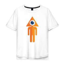Мужская футболка хлопок Oversize с принтом Новый мировой порядок в Белгороде, 100% хлопок | свободный крой, круглый ворот, “спинка” длиннее передней части | Тематика изображения на принте: 