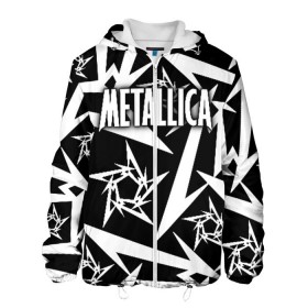 Мужская куртка 3D с принтом Metallica в Белгороде, ткань верха — 100% полиэстер, подклад — флис | прямой крой, подол и капюшон оформлены резинкой с фиксаторами, два кармана без застежек по бокам, один большой потайной карман на груди. Карман на груди застегивается на липучку | Тематика изображения на принте: metalica | metallica | группа | джеймс хэтфилд | кирк хэмметт | ларс ульрих | метал | металика | металлика | миталика | музыка | роберт трухильо | рок | трэш | трэшметал | хард | хеви