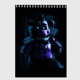 Скетчбук с принтом Five Nights at Freddy в Белгороде, 100% бумага
 | 48 листов, плотность листов — 100 г/м2, плотность картонной обложки — 250 г/м2. Листы скреплены сверху удобной пружинной спиралью | 4 | animation | bonnie | chica | fnaf | foxy | freddy | funny | horror | pizza | scary | sfm | бонни | майк | ночей | пять | ужас | фокси | фредди | чика | шмидт