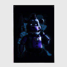 Постер с принтом Five Nights at Freddy в Белгороде, 100% бумага
 | бумага, плотность 150 мг. Матовая, но за счет высокого коэффициента гладкости имеет небольшой блеск и дает на свету блики, но в отличии от глянцевой бумаги не покрыта лаком | 4 | animation | bonnie | chica | fnaf | foxy | freddy | funny | horror | pizza | scary | sfm | бонни | майк | ночей | пять | ужас | фокси | фредди | чика | шмидт