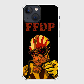 Чехол для iPhone 13 mini с принтом Five finger death punch в Белгороде,  |  | Тематика изображения на принте: ffdp | five finger death punch | music