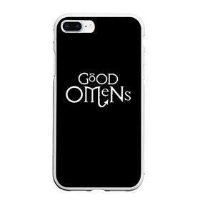 Чехол для iPhone 7Plus/8 Plus матовый с принтом GOOD OMENS в Белгороде, Силикон | Область печати: задняя сторона чехла, без боковых панелей | good omens | благие знамения | терри пратчетт