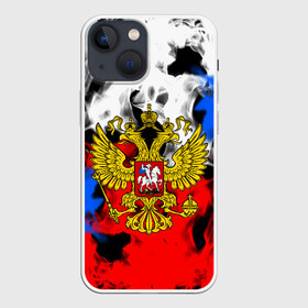 Чехол для iPhone 13 mini с принтом RUSSIA Flame Collection в Белгороде,  |  | fire | flame | russia | sport | tricolor | герб | огонь | патриот | патриотизм | пламя | россия | спорт | триколор | флаг россии