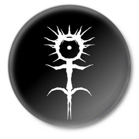 Значок с принтом Ghostemane в Белгороде,  металл | круглая форма, металлическая застежка в виде булавки | ghostemane | ill biz | mercury | noise | young crowley | рэп | рэпер | эрик уитни