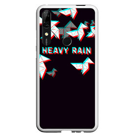 Чехол для Honor P Smart Z с принтом Heavy Rain (Glitch) в Белгороде, Силикон | Область печати: задняя сторона чехла, без боковых панелей | 3d | game | glitch | heavy rain | геометрия | глитч | игра | надпись | оригами | хеви рейн