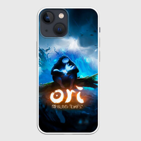 Чехол для iPhone 13 mini с принтом Ori   And The Will Of The Wisp в Белгороде,  |  | microsoft studios | moon studios | ori | ori and the blind forest | unity | лес | луна | нибела | ночной лес | ночь | ори | платформер | сова