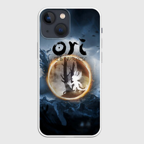 Чехол для iPhone 13 mini с принтом Ori   And The Will Of The Wisp в Белгороде,  |  | microsoft studios | moon studios | ori | ori and the blind forest | unity | лес | луна | нибела | ночной лес | ночь | ори | платформер | сова