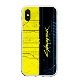 Чехол для iPhone XS Max матовый с принтом CYBERPUNK 2077 в Белгороде, Силикон | Область печати: задняя сторона чехла, без боковых панелей | Тематика изображения на принте: 2077 | cyber | cyberpunk | demon | glitch | keanu | logo | punk | reeves | samurai | symbol | team | trauma | глитч | демон | киану | кибер | киберпанк | клан | лого | логотип | огонь | панк | ривз | самурай | символ