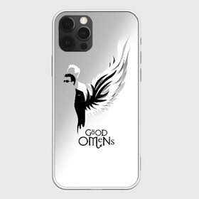 Чехол для iPhone 12 Pro Max с принтом Good Omens в Белгороде, Силикон |  | good | omens | sheen | tennant | азирафель | ангел | благие знамения | демон | кроули | падший | теннант | шин