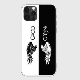 Чехол для iPhone 12 Pro Max с принтом GOOD OMENS в Белгороде, Силикон |  | evil | good | good omens | азирафель. | ангел кроули | благие намерения сериал | гуд оменс | демон | дэвид теннант | майкл шин