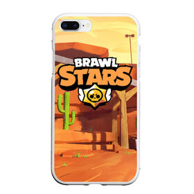 Чехол для iPhone 7Plus/8 Plus матовый с принтом Brawl Stars в Белгороде, Силикон | Область печати: задняя сторона чехла, без боковых панелей | brawl | bs | fails | leon | stars | supercell | tick | бой | босс | бравл | броубол | бс | герои | драка | звезд | осада | сейф | старс | цель