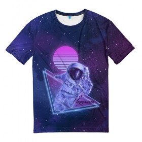Мужская футболка 3D с принтом Неземная в Белгороде, 100% полиэфир | прямой крой, круглый вырез горловины, длина до линии бедер | Тематика изображения на принте: космос | макс барских | моялюбовь | неземная | певец