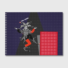Альбом для рисования с принтом The joker в Белгороде, 100% бумага
 | матовая бумага, плотность 200 мг. | Тематика изображения на принте: джокер | игра | карта