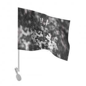 Флаг для автомобиля с принтом Весенняя ночь 2019 в Белгороде, 100% полиэстер | Размер: 30*21 см | Тематика изображения на принте: весеняяночь | героисериалов | дорама | кимчжунхан | корейский | корейскийсериал | сериал | ханджимин