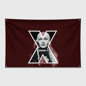 Флаг-баннер с принтом MADAMEX в Белгороде, 100% полиэстер | размер 67 х 109 см, плотность ткани — 95 г/м2; по краям флага есть четыре люверса для крепления | madamex | madonna | newalbom | мадонна | певица