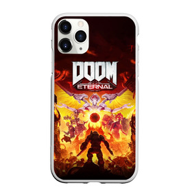 Чехол для iPhone 11 Pro матовый с принтом DOOM Eternal в Белгороде, Силикон |  | 2019 | bethesda | demon | doom | eternal | ethernal | game | games | logo | monster | runes | демон | дум | дуум | етернал | игра | игры | какодемон | кровь | лого | логотип | монстр | монстры | руны | символ | этернал