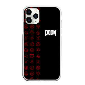 Чехол для iPhone 11 Pro матовый с принтом DOOM - Руны в Белгороде, Силикон |  | 2019 | bethesda | demon | doom | eternal | ethernal | game | games | logo | monster | runes | демон | дум | дуум | етернал | игра | игры | какодемон | кровь | лого | логотип | монстр | монстры | руны | символ | этернал