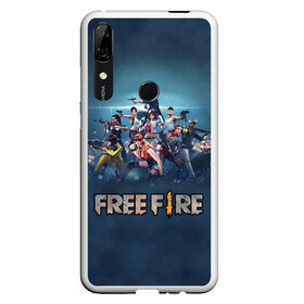 Чехол для Honor P Smart Z с принтом Free Fire в Белгороде, Силикон | Область печати: задняя сторона чехла, без боковых панелей | battlegrounds | fire | free | garena | гарена | фаер | фри