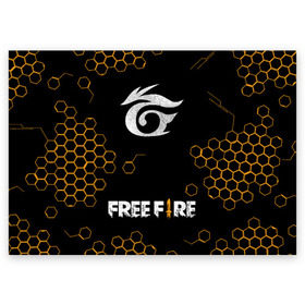 Поздравительная открытка с принтом GARENA FREE FIRE РЮКЗАК в Белгороде, 100% бумага | плотность бумаги 280 г/м2, матовая, на обратной стороне линовка и место для марки
 | free fire | garena free fire | гарена 3 | гарена фри | гарена фри фаер | гарено. | игра garena