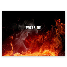 Поздравительная открытка с принтом GARENA FREE FIRE в Белгороде, 100% бумага | плотность бумаги 280 г/м2, матовая, на обратной стороне линовка и место для марки
 | free fire | garena free fire | гарена 3 | гарена фри | гарена фри фаер | гарено. | игра garena