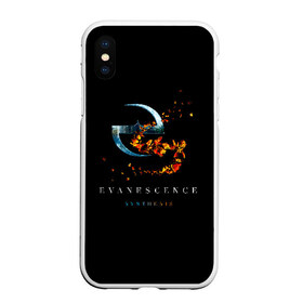 Чехол для iPhone XS Max матовый с принтом Evanescence в Белгороде, Силикон | Область печати: задняя сторона чехла, без боковых панелей | Тематика изображения на принте: evanescence | альтернативный | готик | группа | джен маджура | евенсис | исчезновение | метал | рок | тим маккорд | трой маклоухорн | уилл хант | хард | эванесенс | эми ли