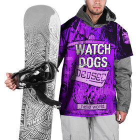 Накидка на куртку 3D с принтом WATCH DOGS в Белгороде, 100% полиэстер |  | ded sec | hacker | legion | watch dogs | watch dogs 2 | watch dogs legion | легион | хакер