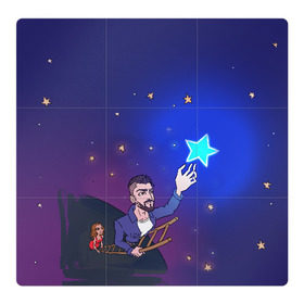 Магнитный плакат 3Х3 с принтом JONY Звезда в Белгороде, Полимерный материал с магнитным слоем | 9 деталей размером 9*9 см | jony | звезда | лали | певец | тыменяпленила | янея