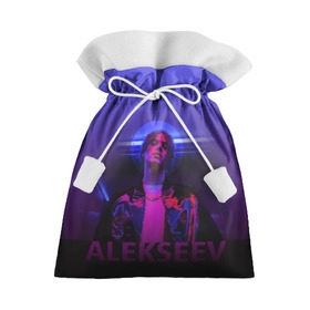 Подарочный 3D мешок с принтом ALEKSEEV в Белгороде, 100% полиэстер | Размер: 29*39 см | alekseev | алексеев | моязвезда | певец | целуй