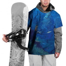 Накидка на куртку 3D с принтом Sekiro в Белгороде, 100% полиэстер |  | Тематика изображения на принте: sekiro | shadows die twice | секиро | сэкиро