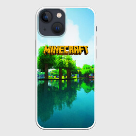 Чехол для iPhone 13 mini с принтом MINECRAFT в Белгороде,  |  | craft | creeper | dungeon | dungeons | earth | game | logo | mine | minecraft | mobile | online | дунгеонс | земля | зомбиы | игра | крипер | лого | майкрафт | майнкрафт | мобайл | онлайн | подземелье | подземелья