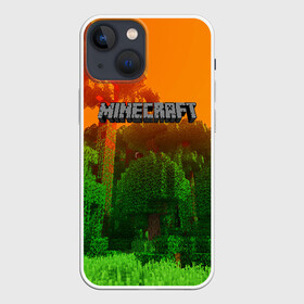 Чехол для iPhone 13 mini с принтом MINECRAFT в Белгороде,  |  | craft | creeper | dungeon | dungeons | earth | game | logo | mine | minecraft | mobile | online | дунгеонс | земля | зомбиы | игра | крипер | лого | майкрафт | майнкрафт | мобайл | онлайн | подземелье | подземелья