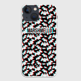 Чехол для iPhone 13 mini с принтом MARSHMELLO в Белгороде,  |  | christopher comstock | dj | marshmello | music | диджей | крис комсток | маршмеллоу | музыка