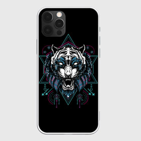 Чехол для iPhone 12 Pro Max с принтом Тигр в Белгороде, Силикон |  | beast | evil | fangs | grin | predator | sacral | signs | tiger | wild | дикий | зверь | злой | знаки | клыки | оскал | сакральные | тигр | хищник