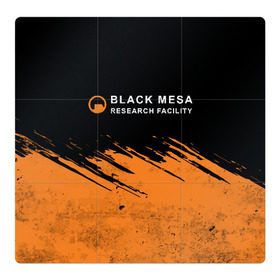 Магнитный плакат 3Х3 с принтом BLACK MESA (Half-Life) в Белгороде, Полимерный материал с магнитным слоем | 9 деталей размером 9*9 см | Тематика изображения на принте: black | counter | csgo | freeman | gordon | half | half life | halflife | lambda | life | logo | mesa | portal | strike | xen | гордон | контр | лайф | лого | портал | символ | страйк | фримен | халф | халф лайф | халфлайф